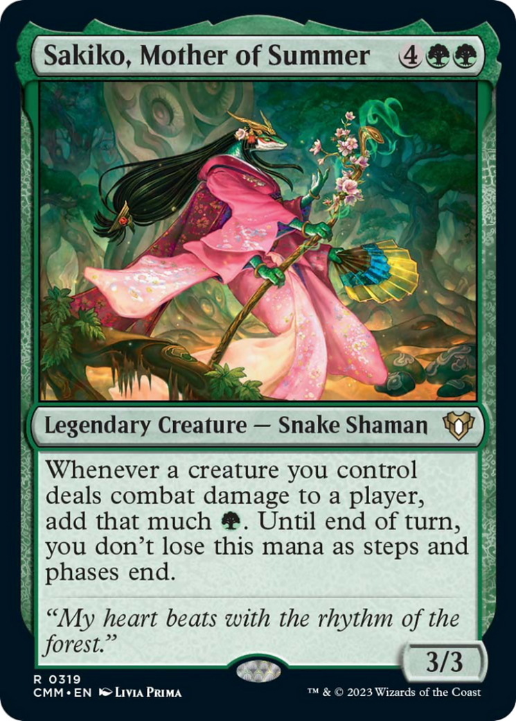 Sakiko, Mother of Summer [Commander Masters] | Webway Games