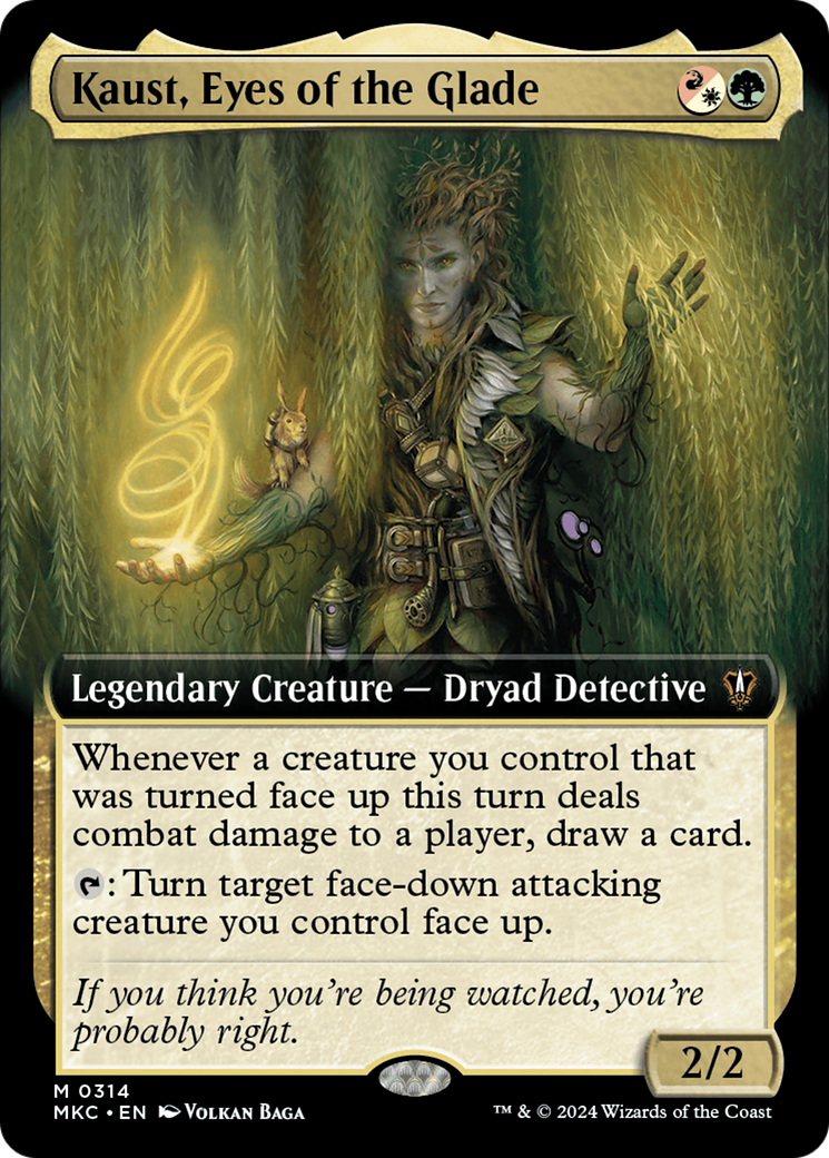Kaust, Eyes of the Glade (Extended Art) [Murders at Karlov Manor Commander] | Webway Games