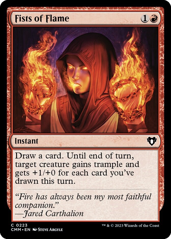 Fists of Flame [Commander Masters] | Webway Games