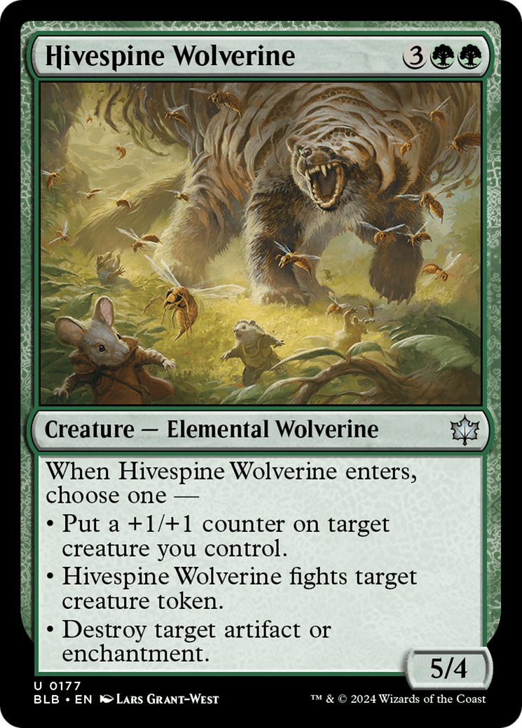 Hivespine Wolverine [Bloomburrow] | Webway Games