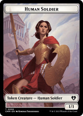 Human Soldier // Zombie (0013) Double-Sided Token [Commander Masters Tokens] | Webway Games