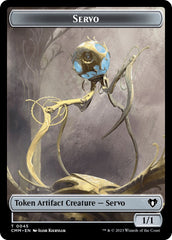 Servo // Thrull Double-Sided Token [Commander Masters Tokens] | Webway Games