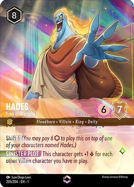 Hades - King of Olympus (Enchanted) (205/204) [The First Chapter] | Webway Games