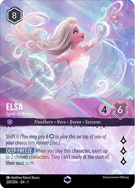 Elsa - Spirit of Winter (Enchanted) (207/204) [The First Chapter] | Webway Games