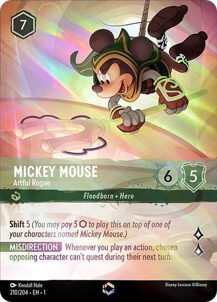 Mickey Mouse - Artful Rogue (Enchanted) (210/204) [The First Chapter] | Webway Games