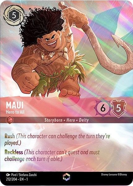 Maui - Hero to All (Enchanted) (212/204) [The First Chapter] | Webway Games