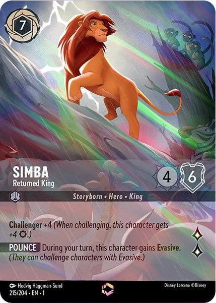 Simba - Returned King (Enchanted) (215/204) [The First Chapter] | Webway Games