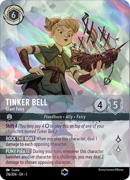 Tinker Bell - Giant Fairy (Enchanted) (216/204) [The First Chapter] | Webway Games