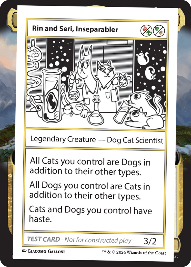 Rin and Seri, Inseparabler [Mystery Booster 2 Playtest Cards] | Webway Games