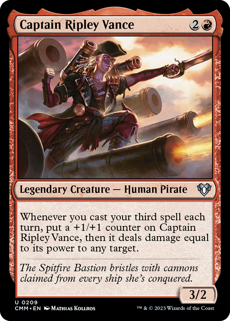 Captain Ripley Vance [Commander Masters] | Webway Games