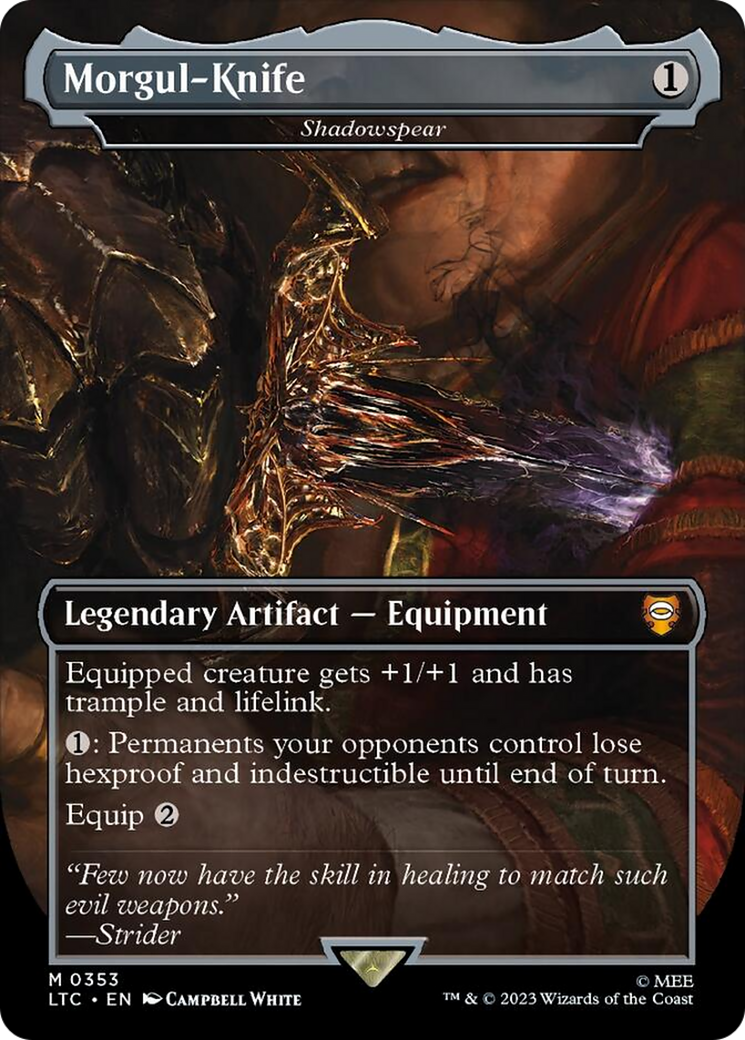 Morgul-Knife - Shadowspear [The Lord of the Rings: Tales of Middle-Earth Commander] | Webway Games