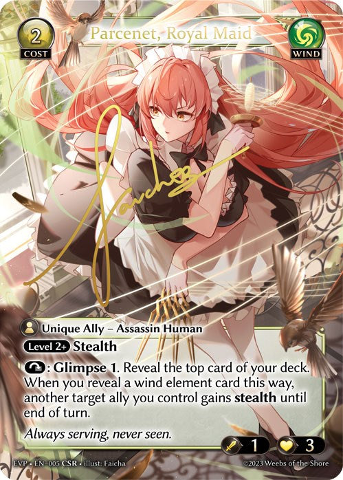 Parcenet, Royal Maid (CSR) (005) [Promotional Cards] | Webway Games