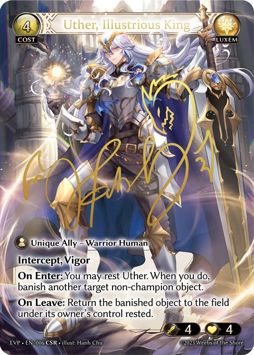 Uther, Illustrious King (CSR) (006) [Promotional Cards] | Webway Games