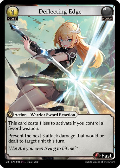 Deflecting Edge (080) [Promotional Cards] | Webway Games