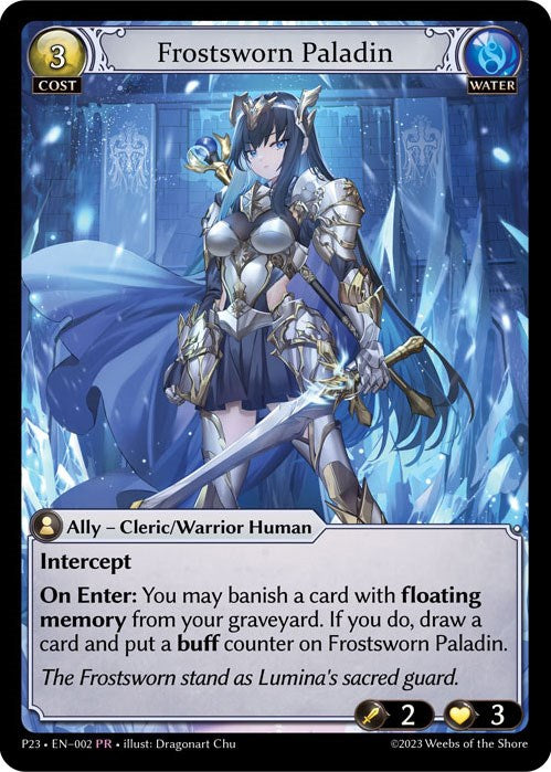 Frostsworn Paladin (002) [Promotional Cards] | Webway Games