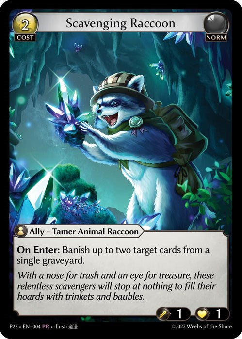 Scavenging Raccoon (004) [Promotional Cards] | Webway Games