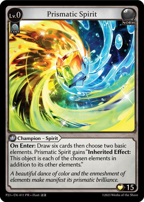 Prismatic Spirit (011) [Promotional Cards] | Webway Games