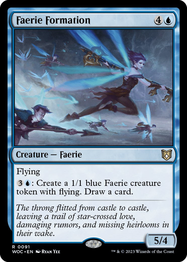 Faerie Formation [Wilds of Eldraine Commander] | Webway Games