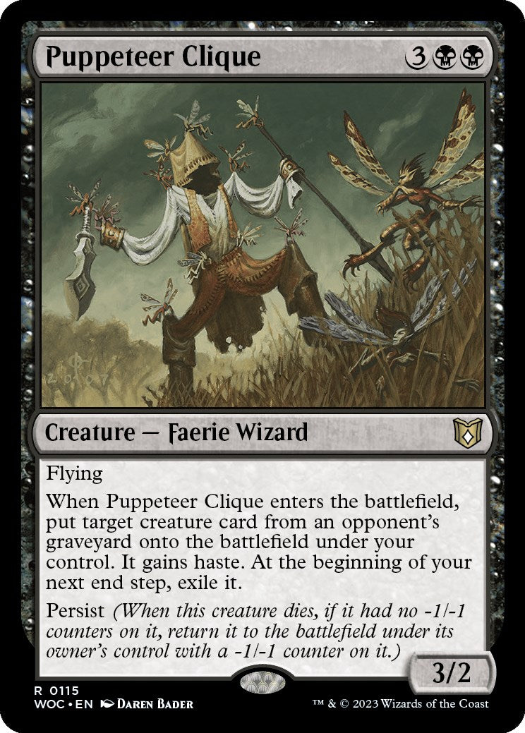 Puppeteer Clique [Wilds of Eldraine Commander] | Webway Games