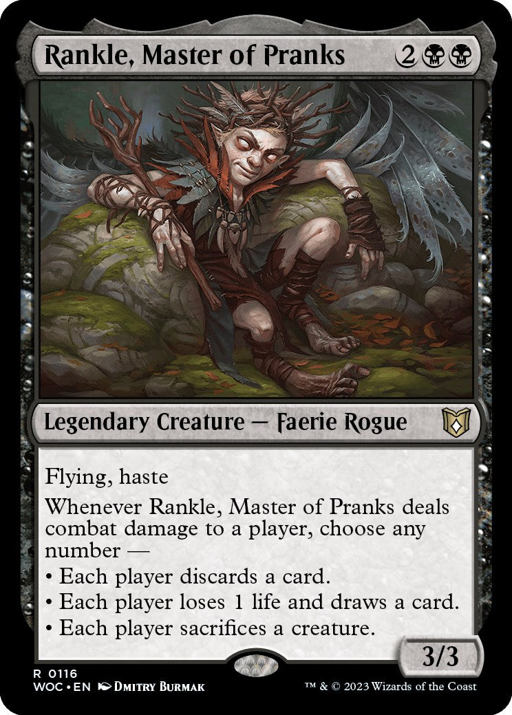 Rankle, Master of Pranks [Wilds of Eldraine Commander] | Webway Games