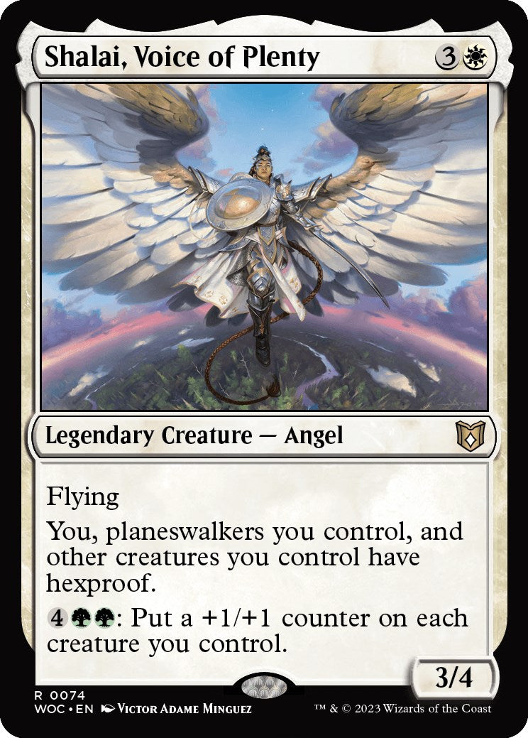 Shalai, Voice of Plenty [Wilds of Eldraine Commander] | Webway Games