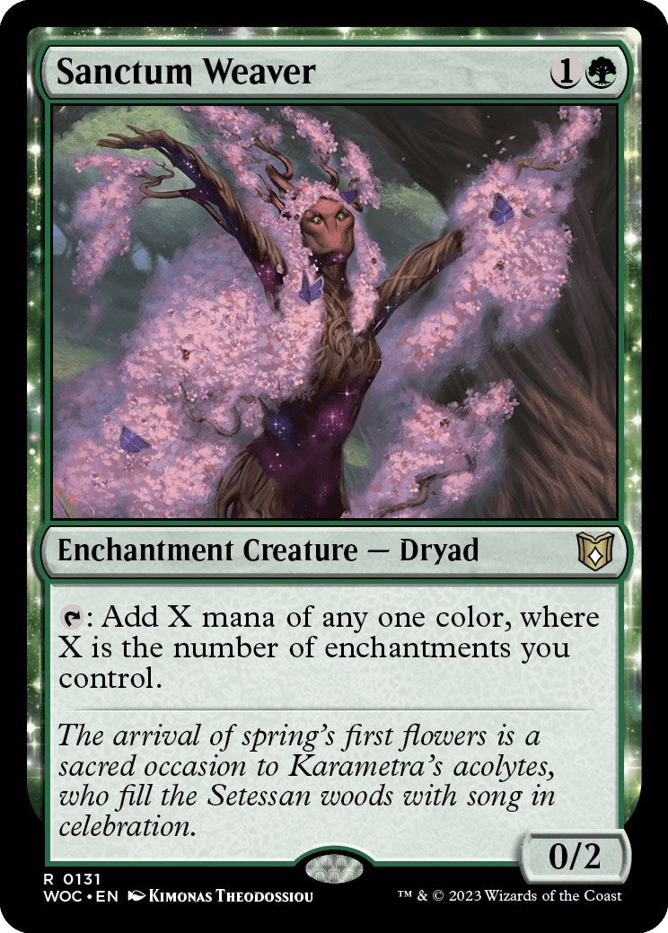 Sanctum Weaver [Wilds of Eldraine Commander] | Webway Games