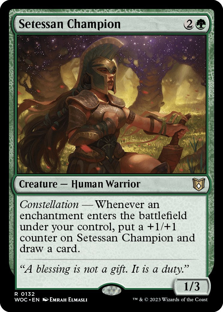 Setessan Champion [Wilds of Eldraine Commander] | Webway Games