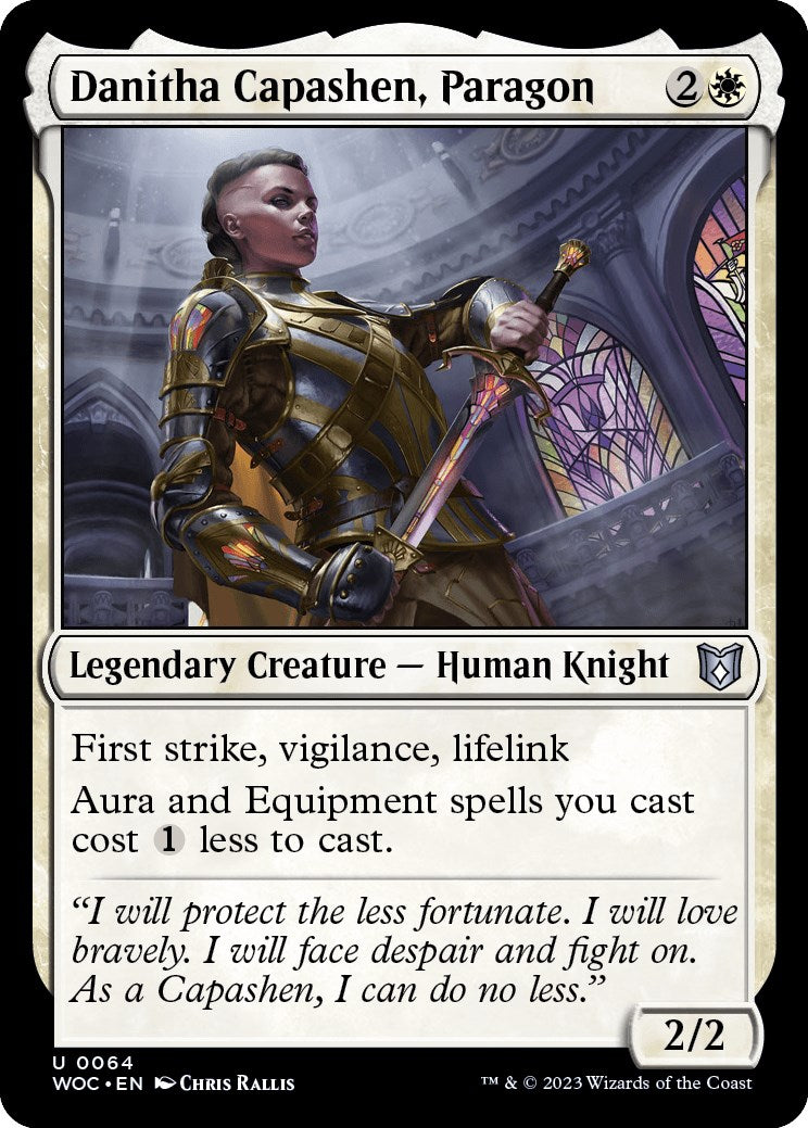 Danitha Capashen, Paragon [Wilds of Eldraine Commander] | Webway Games