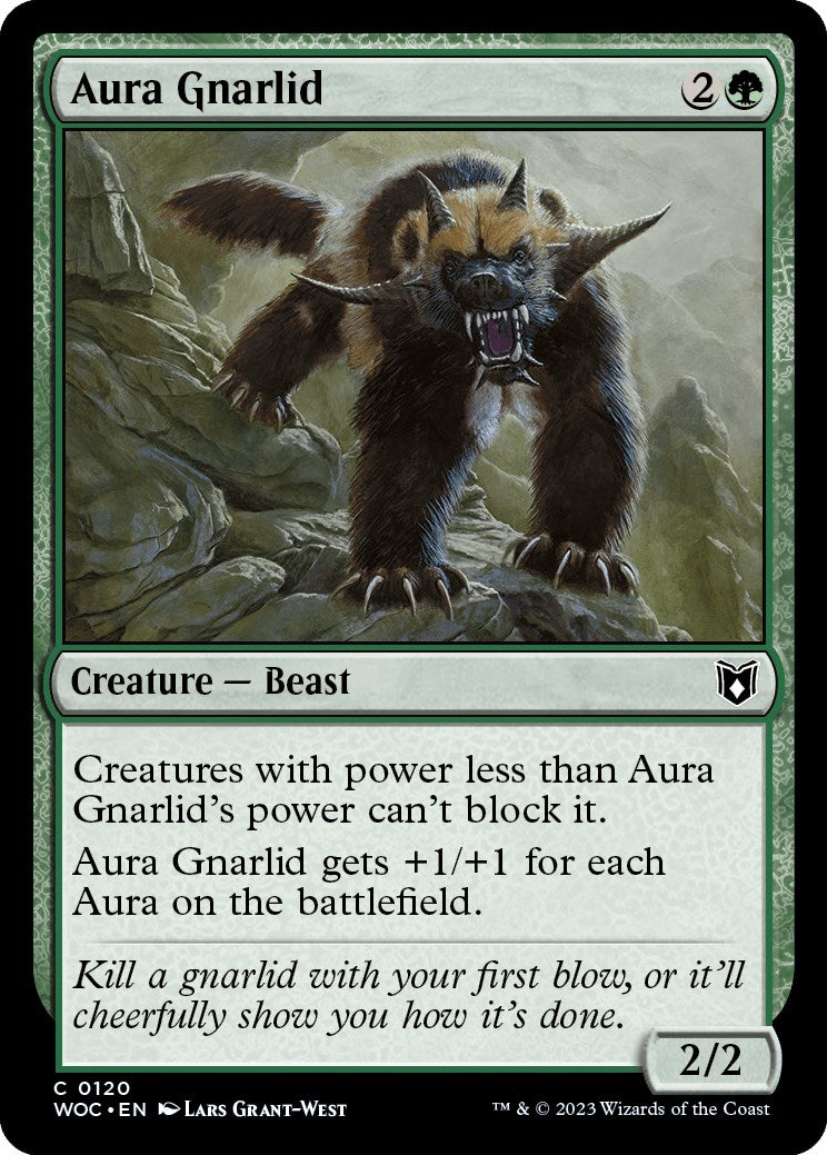 Aura Gnarlid [Wilds of Eldraine Commander] | Webway Games