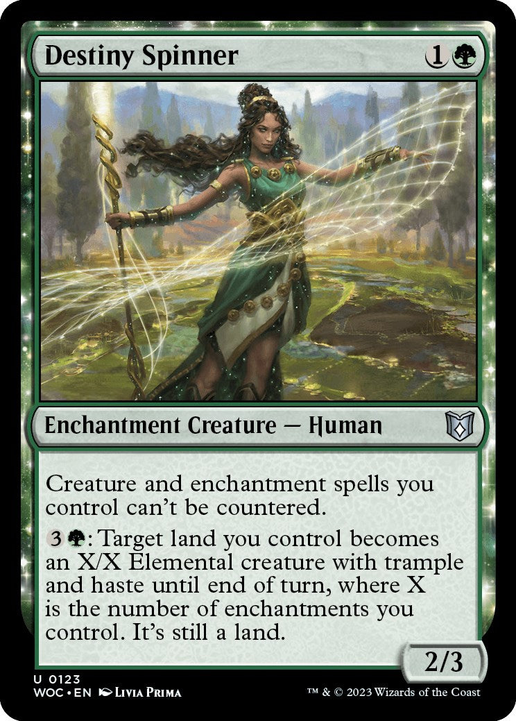 Destiny Spinner [Wilds of Eldraine Commander] | Webway Games