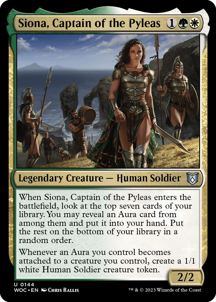 Siona, Captain of the Pyleas [Wilds of Eldraine Commander] | Webway Games