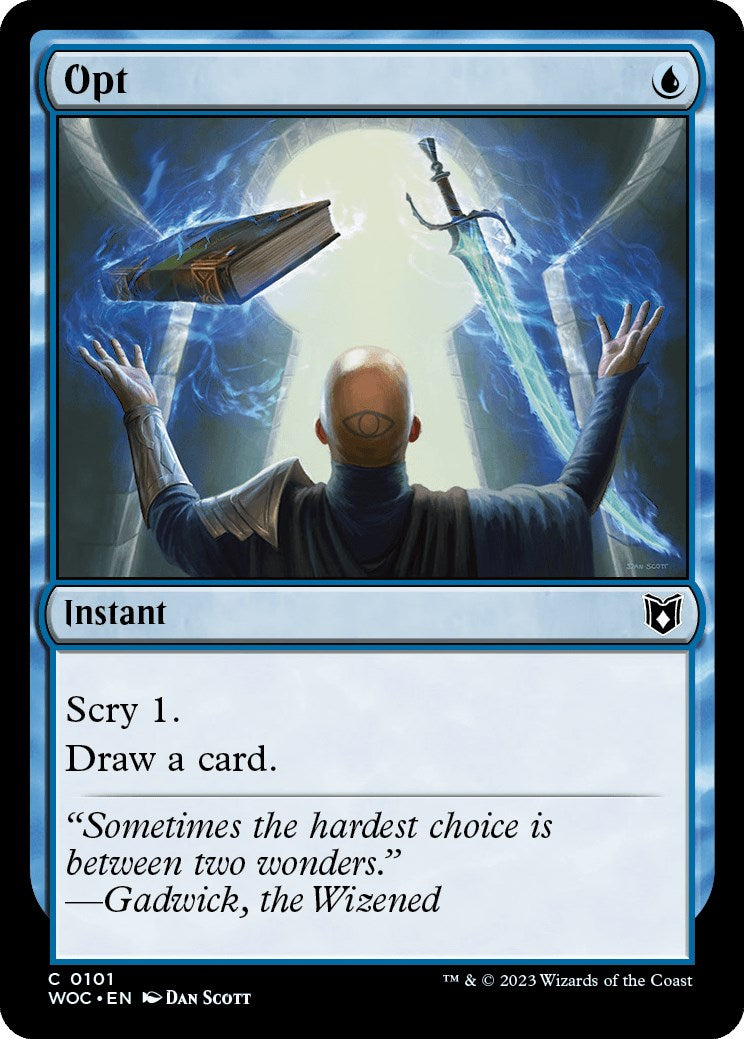 Opt [Wilds of Eldraine Commander] | Webway Games