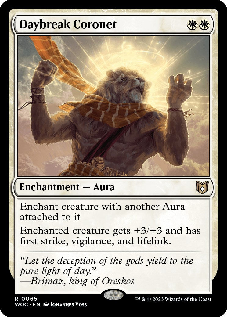 Daybreak Coronet [Wilds of Eldraine Commander] | Webway Games
