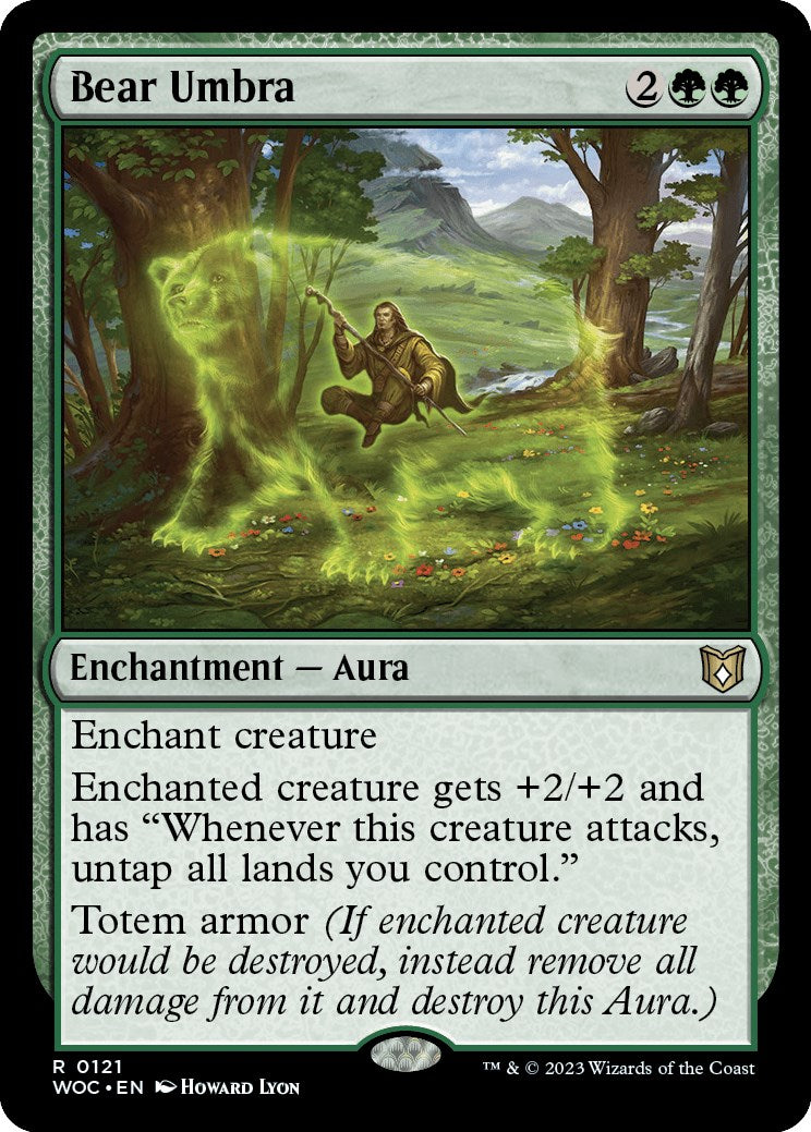 Bear Umbra [Wilds of Eldraine Commander] | Webway Games
