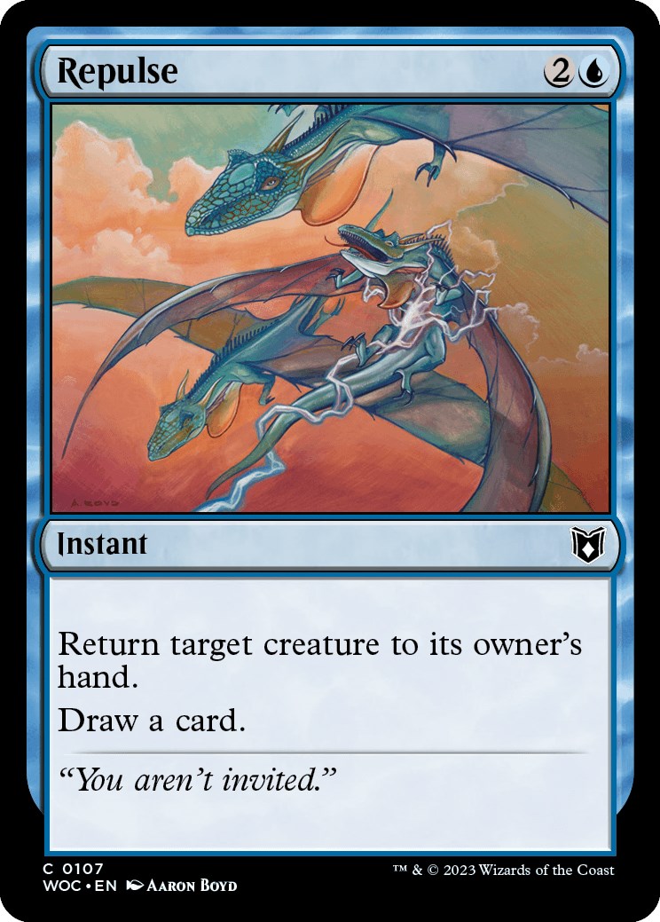 Repulse [Wilds of Eldraine Commander] | Webway Games
