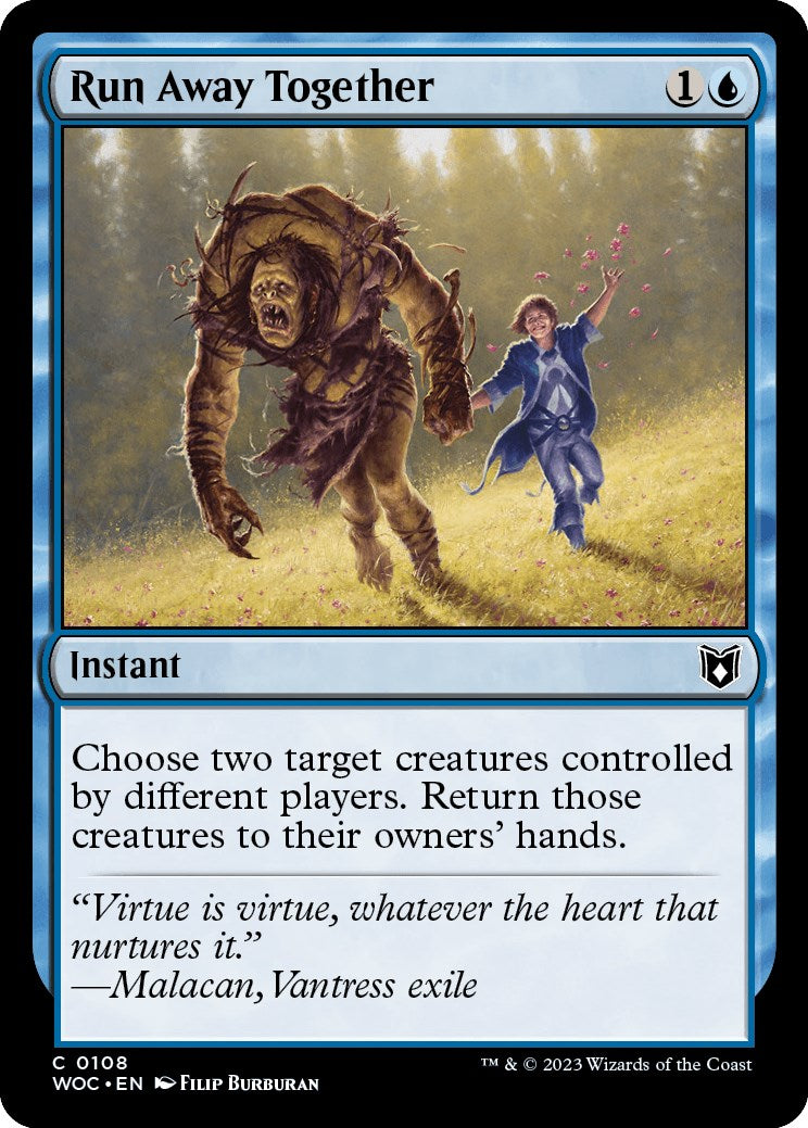 Run Away Together [Wilds of Eldraine Commander] | Webway Games