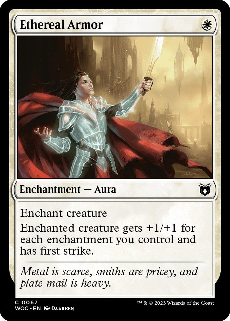 Ethereal Armor [Wilds of Eldraine Commander] | Webway Games