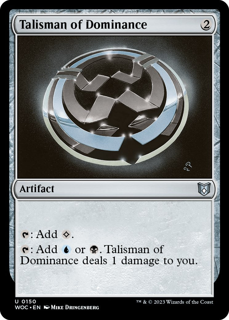 Talisman of Dominance [Wilds of Eldraine Commander] | Webway Games