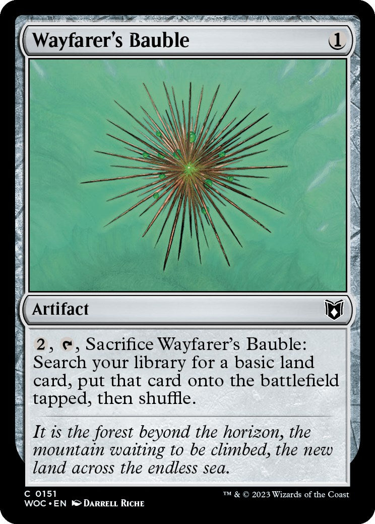 Wayfarer's Bauble [Wilds of Eldraine Commander] | Webway Games
