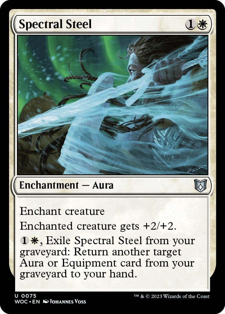 Spectral Steel [Wilds of Eldraine Commander] | Webway Games