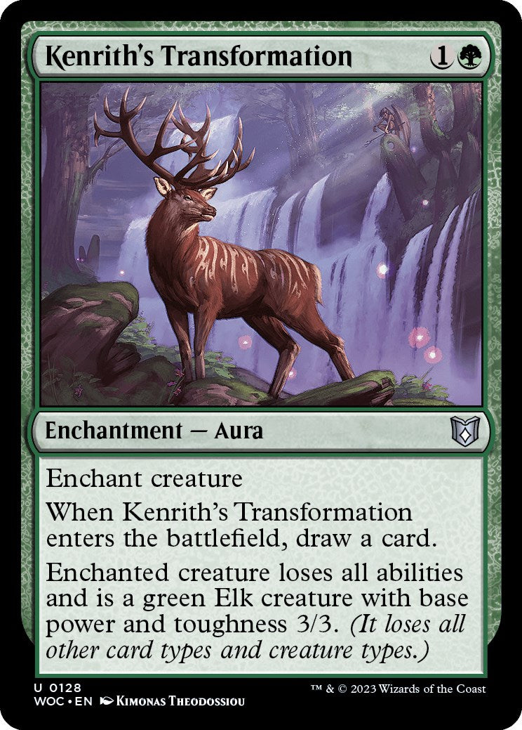 Kenrith's Transformation [Wilds of Eldraine Commander] | Webway Games