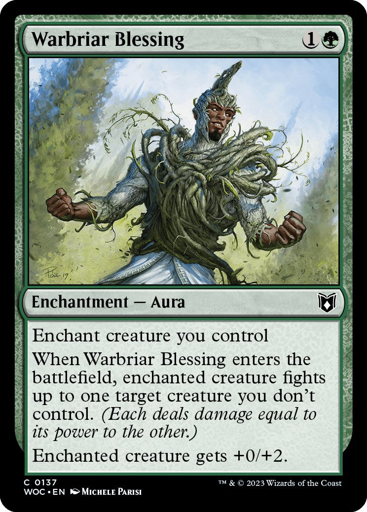 Warbriar Blessing [Wilds of Eldraine Commander] | Webway Games