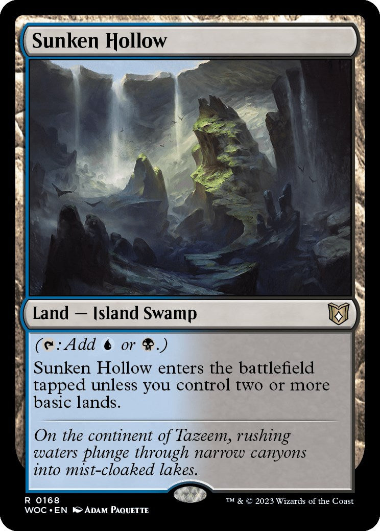 Sunken Hollow [Wilds of Eldraine Commander] | Webway Games