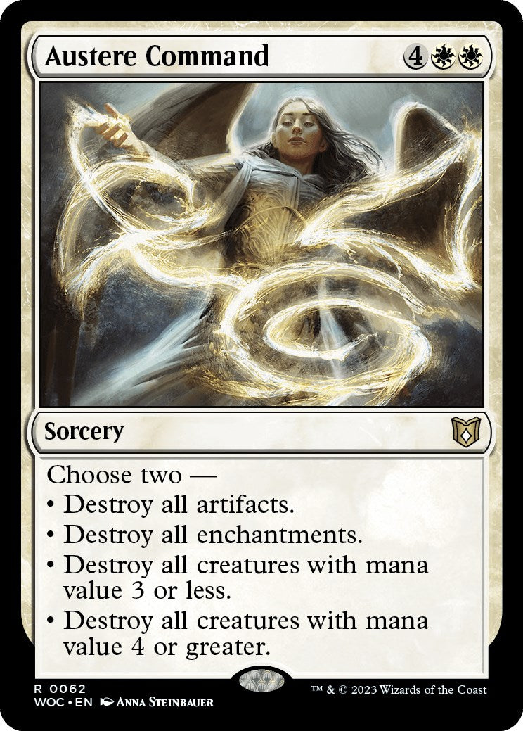 Austere Command [Wilds of Eldraine Commander] | Webway Games
