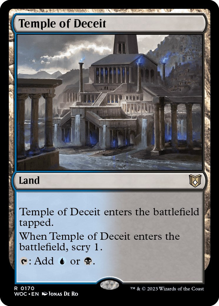Temple of Deceit [Wilds of Eldraine Commander] | Webway Games