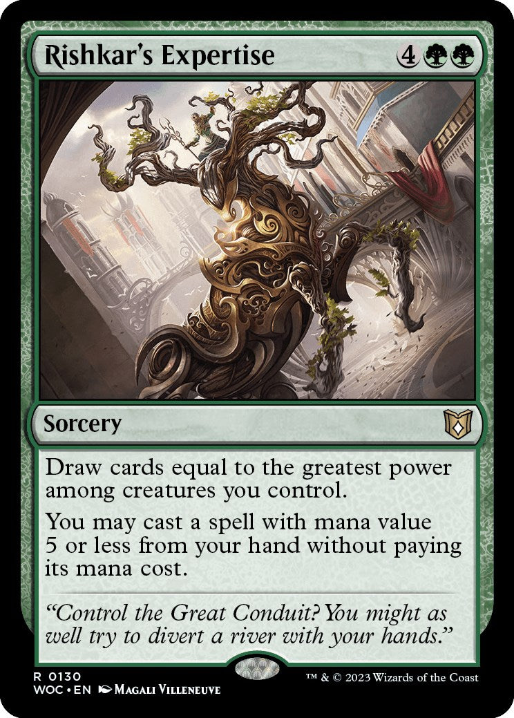 Rishkar's Expertise [Wilds of Eldraine Commander] | Webway Games