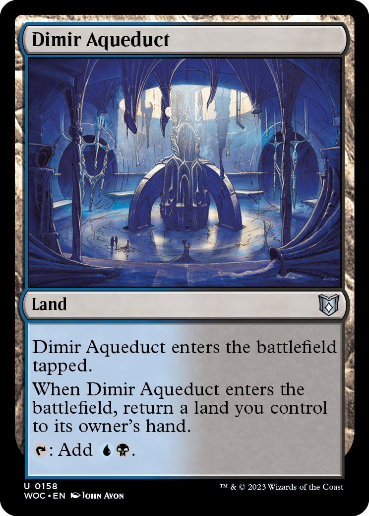 Dimir Aqueduct [Wilds of Eldraine Commander] | Webway Games