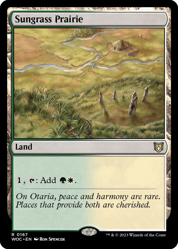 Sungrass Prairie [Wilds of Eldraine Commander] | Webway Games