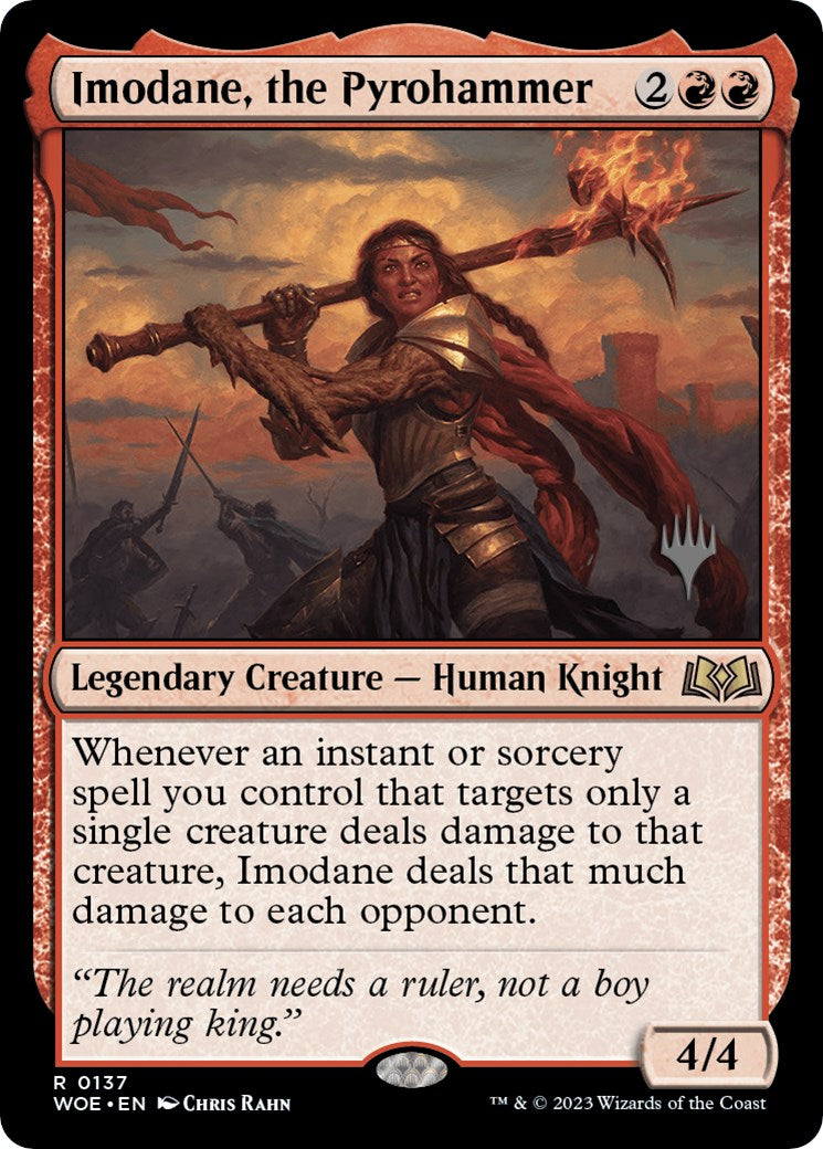 Imodane, the Pyrohammer (Promo Pack) [Wilds of Eldraine Promos] | Webway Games