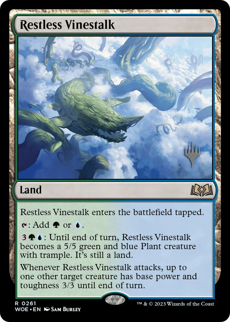 Restless Vinestalk (Promo Pack) [Wilds of Eldraine Promos] | Webway Games